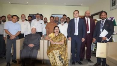 مفتي الجمهورية يلتقي عمداء وأساتذة الجامعة الإسلامية بنيودلهي