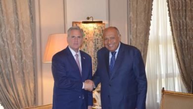 وزير الخارجية يستقبل وفداً من الكونجرس الأمريكي برئاسة رئيس مجلس النواب الأمريكي