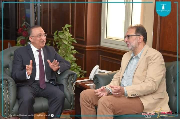 محافظ الإسكندرية يستقبل رئيس الهيئة القومية لسلامة الغذاء والوفد المرافق له 2 محافظ الإسكندرية يستقبل رئيس الهيئة القومية لسلامة الغذاء والوفد المرافق له