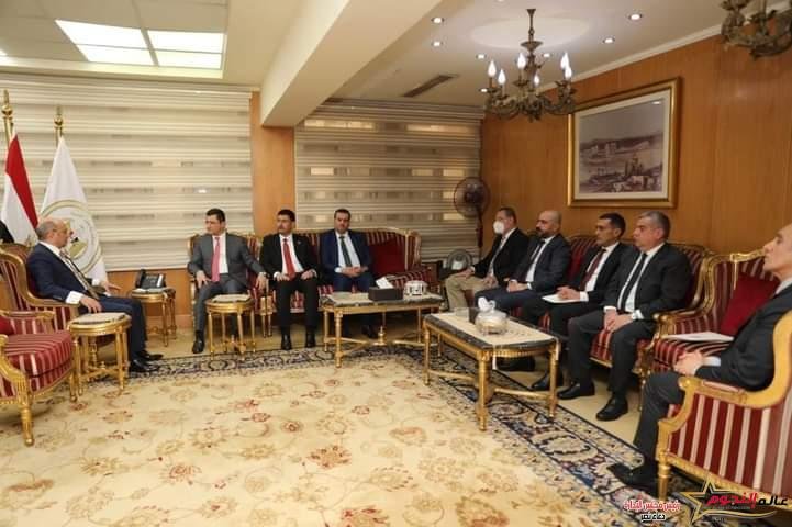 وزير العدل يستقبل نظيره العراقي 2 وزير العدل يستقبل نظيره العراقي