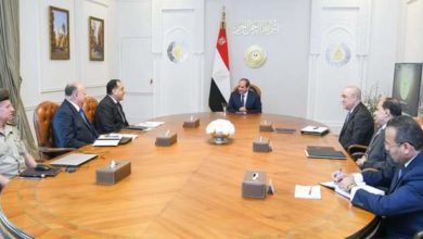 الرئيس عبد الفتاح السيسي يعقد اجتماعًا مع رئيس الوزراء وعددًا من الوزراء 