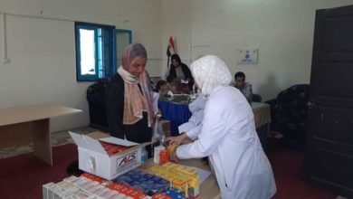 جامعة بنها تنظم قافلة طبية بقرية ميت كنانة بطوخ