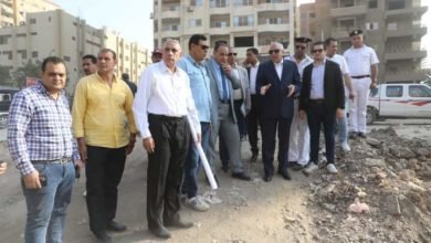 محافظ الجيزة يعاين مواقع تحويلات المرافق ونسب التنفيذ لمشروع تطوير وتغطية ترعه المريوطية