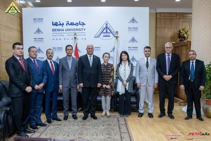رئيس جامعة بنها يستقبل وفدا من الهيئات اليابانية العاملة فى مصر 2 رئيس جامعة بنها يستقبل وفدا من الهيئات اليابانية العاملة فى مصر