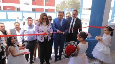 محافظ دمياط تفتتح مشروع تطوير المدرسة الثانوية الفنية للتمريض بفارسكور