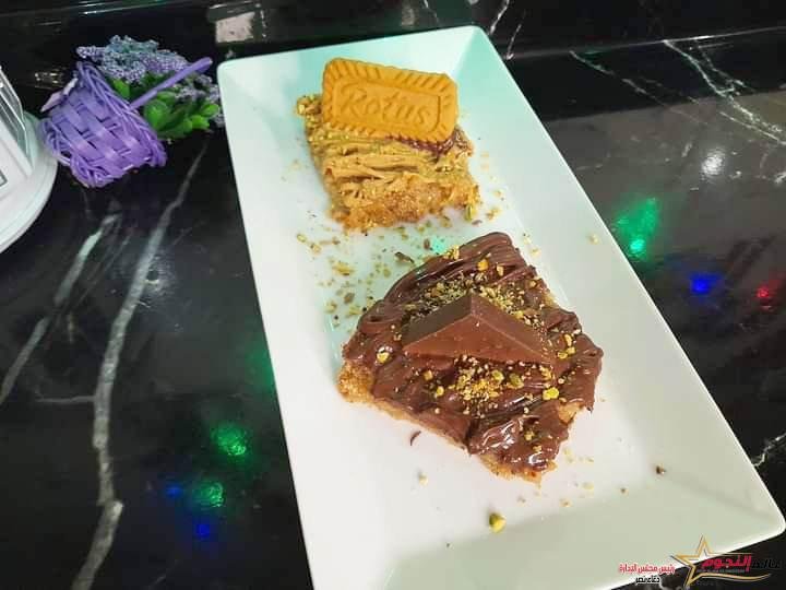 بسبوسة بالنوتيلا وزبدة اللوتس ... مقدمة من: مطبخ عالم النجوم