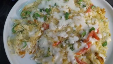 بيتزا البطاطس بالبيض ... مقدمة من الشيف : سهام الحشاش