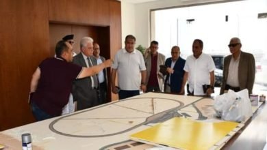 محافظ جنوب سيناء يتفقد الأعمال النهائية بالقرية التراثية بمنطقة الهجن بشرم الشيخ