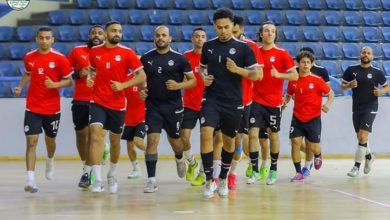 علام يطمئن على إستعدادات منتخب الصالات قبل إنطلاق كأس العرب 