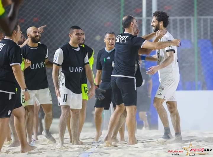 منتخب الشاطئية يتأهل لنصف نهائي كأس العرب بالفوز على موريتانيا 