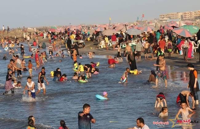مصيف بلطيم يستقبل آلاف المصطافين في ثالث أيام عيد الأضحى المبارك 2023