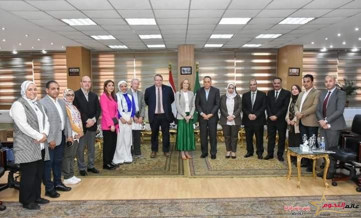 محافظ الشرقية يلتقي سفيرة دولة النرويج لدى القاهرة 