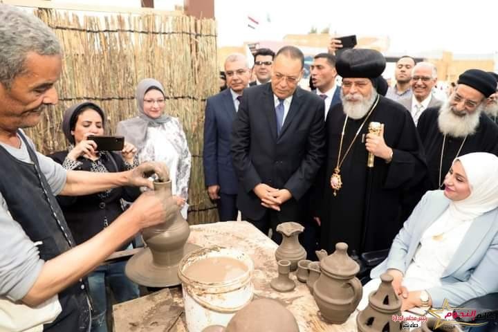 محافظ الشرقية يشهد إحتفالية ذكري دخول العائلة المقدسة ومباركتها لأرض الشرقية بمنطقة تل بسطا 