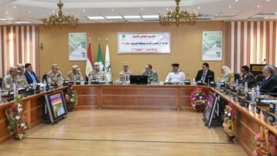 محافظ الشرقيةوقائدقوات الدفاع الشعبي والعسكري يستعرضان استعدادات المحافظة لتنفيذ مشروع  (صقر 117)