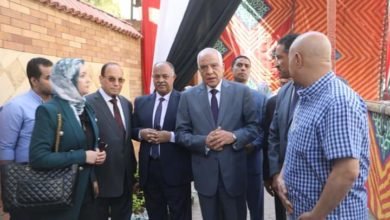 محافظ الجيزة يتفقد سير امتحانات الثانوية العامة في مادة اللغة العربية