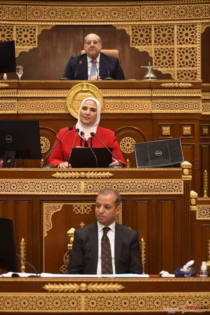 القباج تشارك في الجلسة العامة لمجلس الشيوخ لمناقشة نتائج دراسة "دور التعاونيات في مصر"