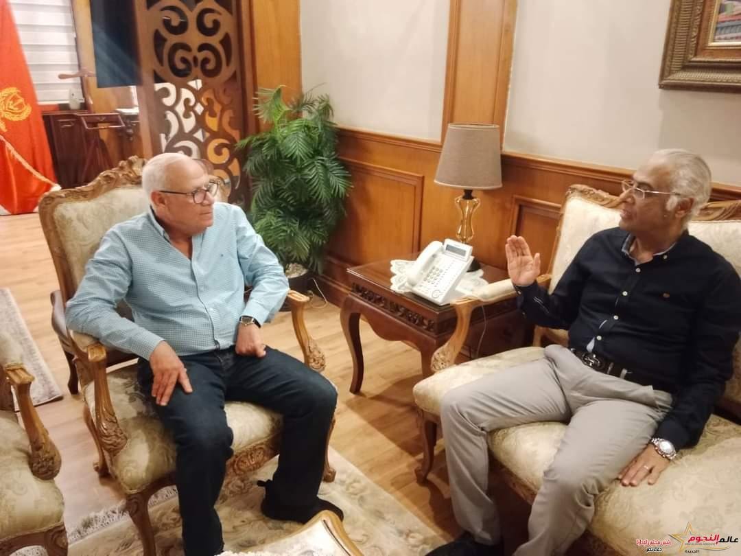 محافظ بورسعيد يستقبل رئيس الجامعة