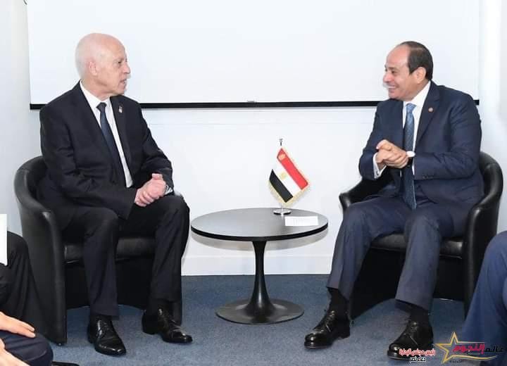السيسي يلتقي مع الرئيس التونسي على هامش قمة ميثاق التمويل العالمي