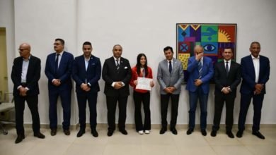 وزير الرياضة يكرم ابطال مصر فى التايكوندو والعاب القوي والاسكواش 