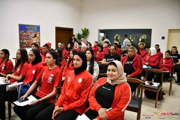 وزير الرياضة يكرم ابطال مصر فى التايكوندو والعاب القوي والاسكواش 