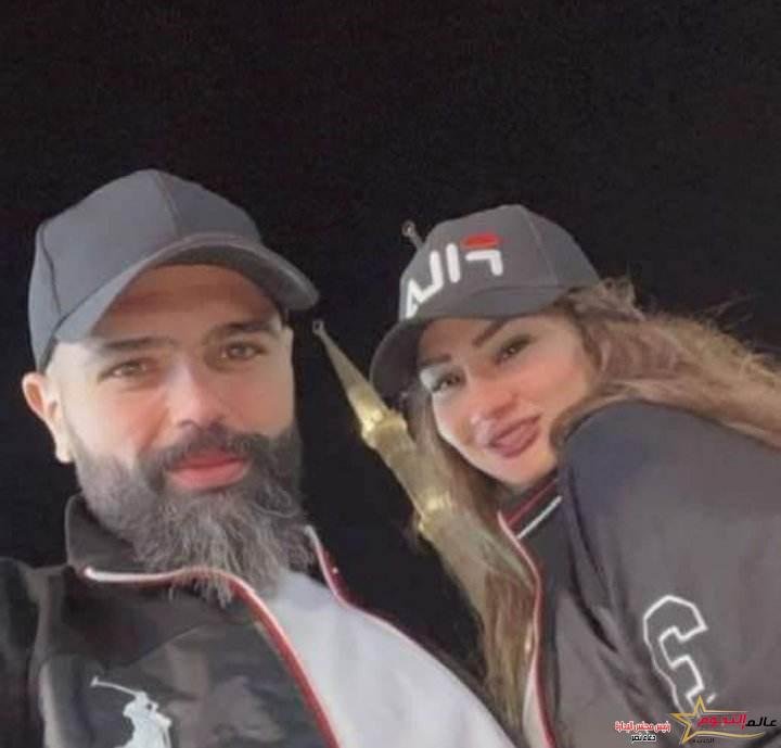 النجمة دعاء رشوان تحتفل بعيد زواجها برفقة زوجها