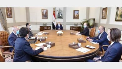 السيسي يستقبل رئيس مجموعة ألستوم الفرنسية "هنري بوبار لافارج" بمقر إقامته في باريس