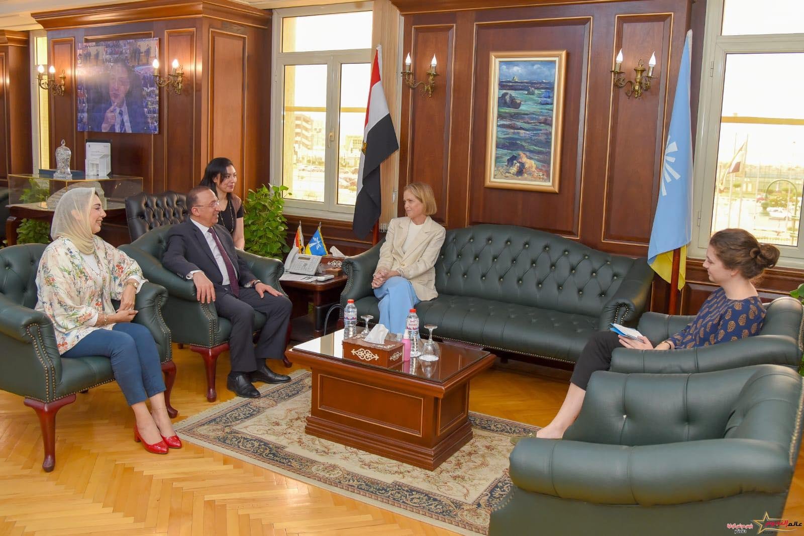 محافظ الإسكندرية يلتقى بسفيرة النرويج لبحث سبل التعاون المشترك بين الجانبين 5 محافظ الإسكندرية يلتقى بسفيرة النرويج لبحث سبل التعاون المشترك بين الجانبين