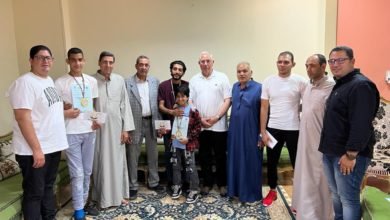وزير الزراعة يشارك في تكريم أبناء قريته الفائزين بالبطولة الدولية في الكيك بوكسينج بالأردن