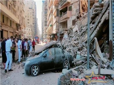 انهيار عقار سيدي بشر يثير غضب النواب والحبس والغرامة للمتسببين