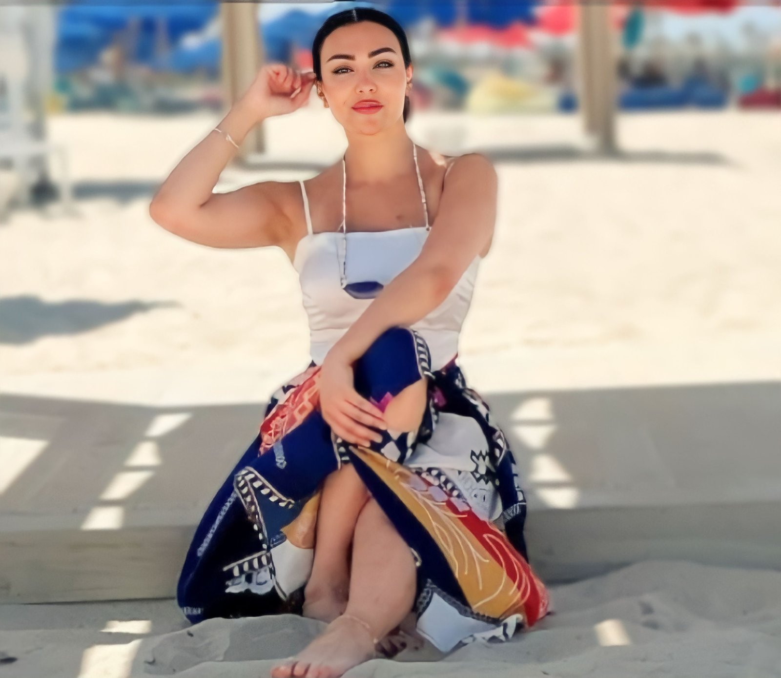 ميرهان حسين في أحدث ظهور لها من الساحل الشمالي