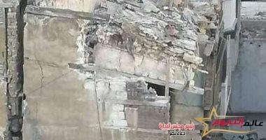 سقوط سقف غرفة وإصابة شقيقين في المنصورة