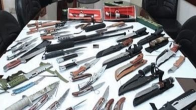 الداخلية: ضبط 238 قطعة سلاح أبيض بمختلف المحافظات