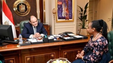 وزير التجارة والصناعة يلتقي وفد منظمة الأمم المتحدة للتنمية الصناعية "اليونيدو"