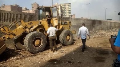 محافظ الجيزة حملات رفع كفاءة وتمهيد الطرق المجاورة للطريق الدائري ورفع المخلفات والردش بالعمرانية