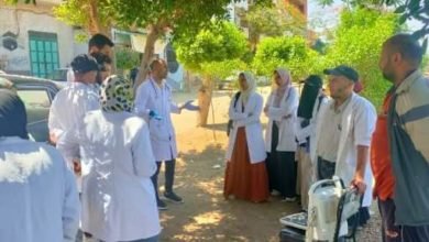 بيطري الشرقية يُنظم قافلة علاجية بيطرية شاملة بالمجان بكفر إبراهيم العايدى مركز بلبيس