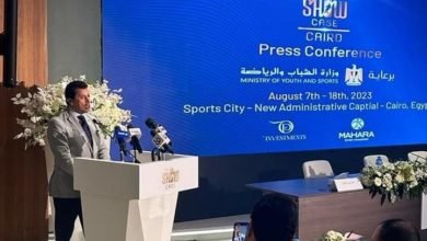 وزير الرياضة يشهد المؤتمر الصحفي للاعلان عن مشروع اكتشاف المواهب الرياضة المصرية بكرة القدم