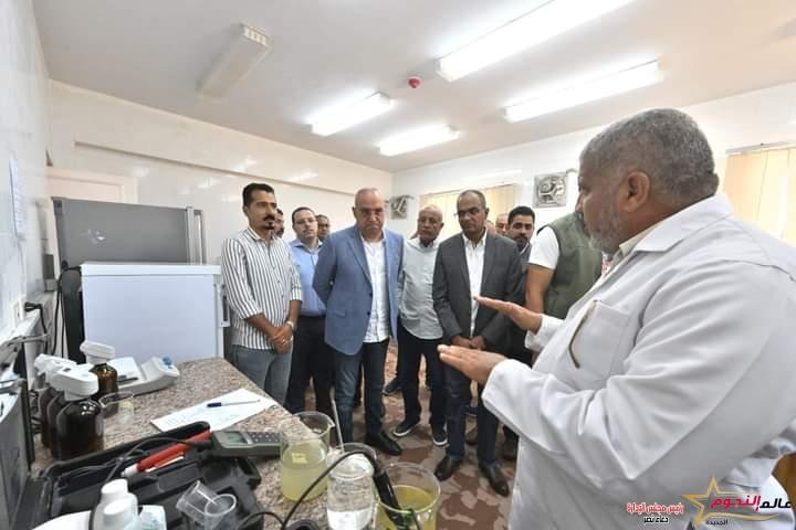 وزير الإسكان يتفقد محطة معالجة الصرف الصحي والصناعى بنظام المعالجة الثنائية بمدينة النوبارية الجديدة 1 وزير الإسكان يتفقد محطة معالجة الصرف الصحي والصناعى بنظام المعالجة الثنائية بمدينة النوبارية الجديدة