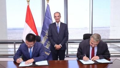 طلعت يشهد توقيع مذكرة تفاهم مع شركة هواوي Huawei 
