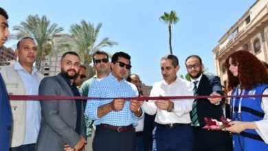 وزير الشباب والرياضة ومحافظ الغربية يتفقدان نادي بلدية المحلة 