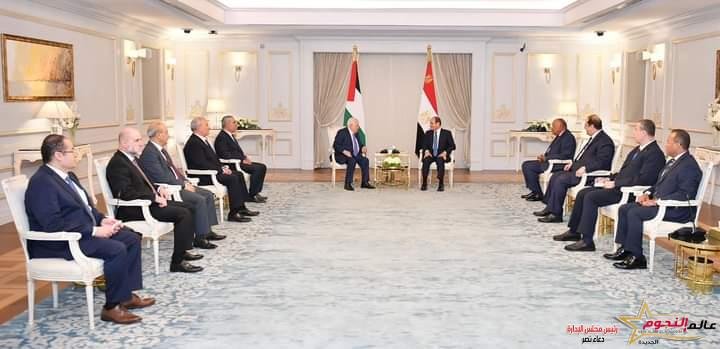 الرئيس السيسي يستقبل "أبو مازن" ويؤكد دعم مصر الثابت والتاريخى للشعب الفلسطينى
