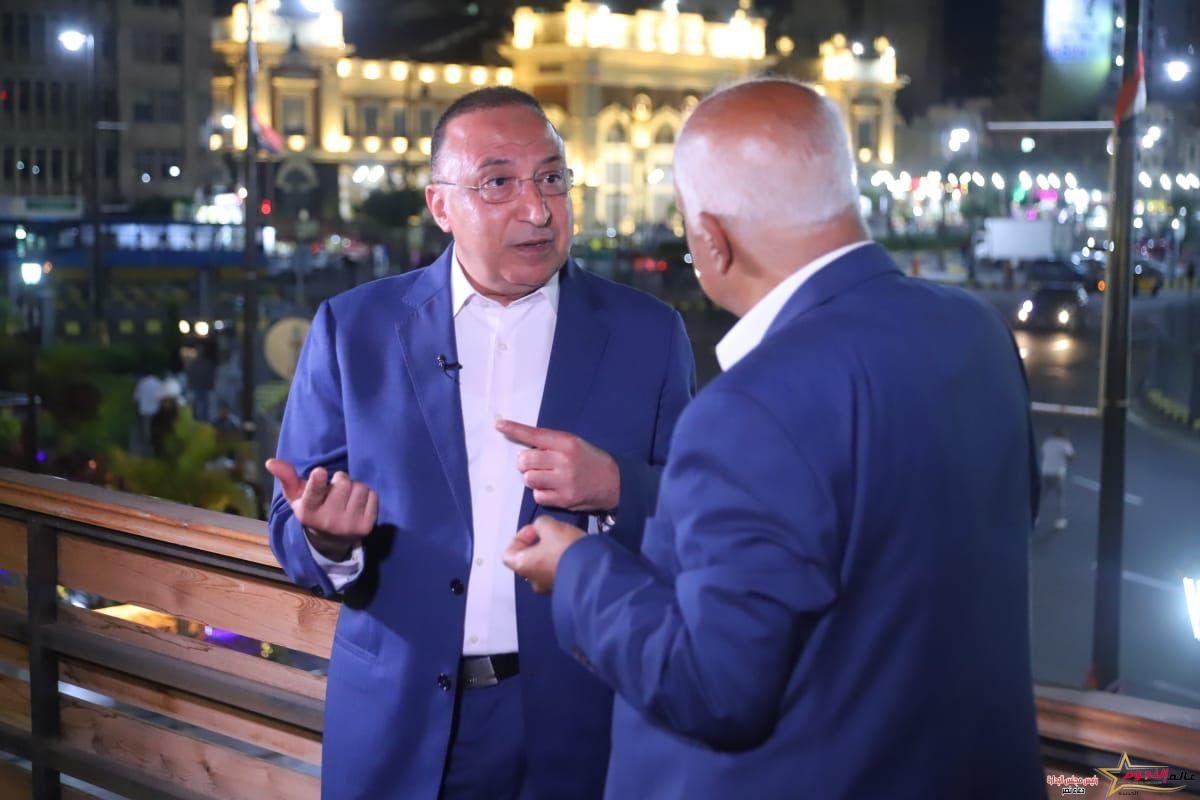 محافظ الاسكندرية ينقل رؤيته وعالم النجوم توثق الحوار بزيارة أهم المشروعات