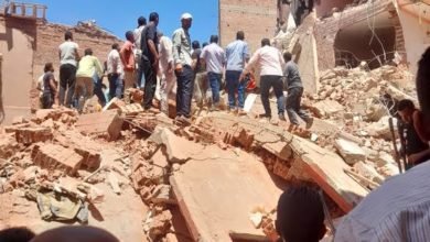 مصرع 3 أشخاص وإصابة 14 آخرين بنهيار عقار رشيد بالبحيرة