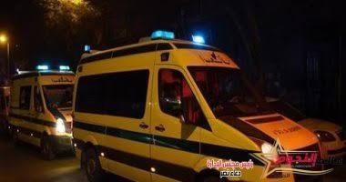 مصرع سيدة وإصابة 11 آخرين في حادث انقلاب ميكروباص على طريق أسيوط الغربي