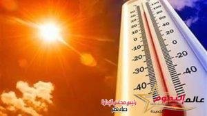 الأرصاد تحذر: طقس اليوم شديد الحرارة والعظمى تصل لـ 44 درجة 2 الأرصاد تحذر: طقس اليوم شديد الحرارة والعظمى تصل لـ 44 درجة