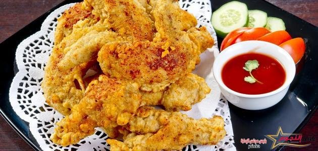 دجاج كرسبي بالريحان والزعتر .. مقدم من: مطبخ عالم النجوم 2 دجاج كرسبي بالريحان والزعتر .. مقدم من: مطبخ عالم النجوم