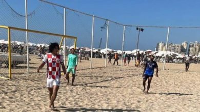 محافظة الإسكندرية: شاطئ إسحاق حلمي يستضيف دوري كرة القدم الشاطئية