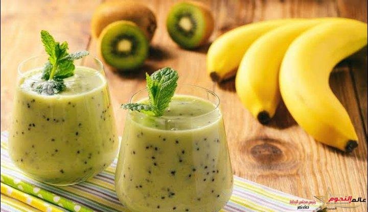 عصير الكيوي بالموز … مقدم من: مطبخ عالم النجوم