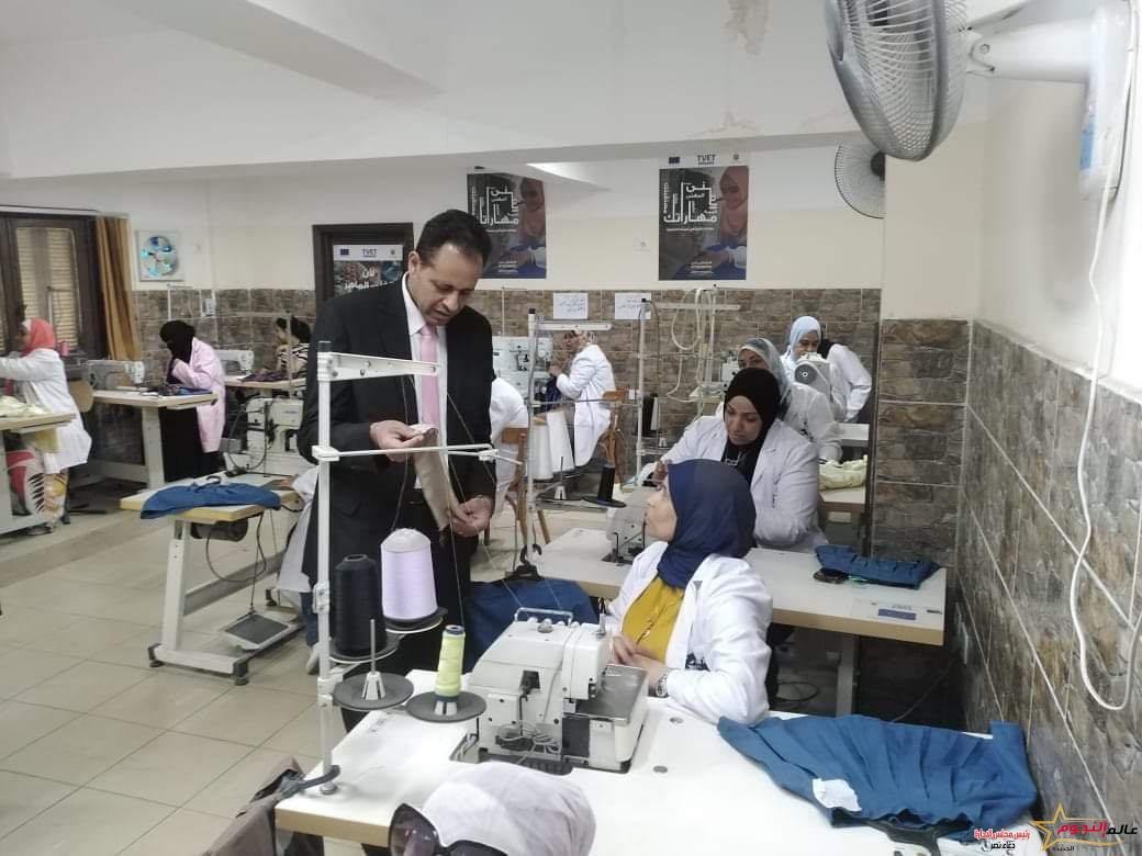الشريف: الانتهاء من التدريب المهني لـ 30 متدربة بمركز تدريب مهني محرم بك بالأسكندرية 3 الشريف: الانتهاء من التدريب المهنى لـ 30 متدربة بمركز تدريب مهني محرم بك بالأسكندرية