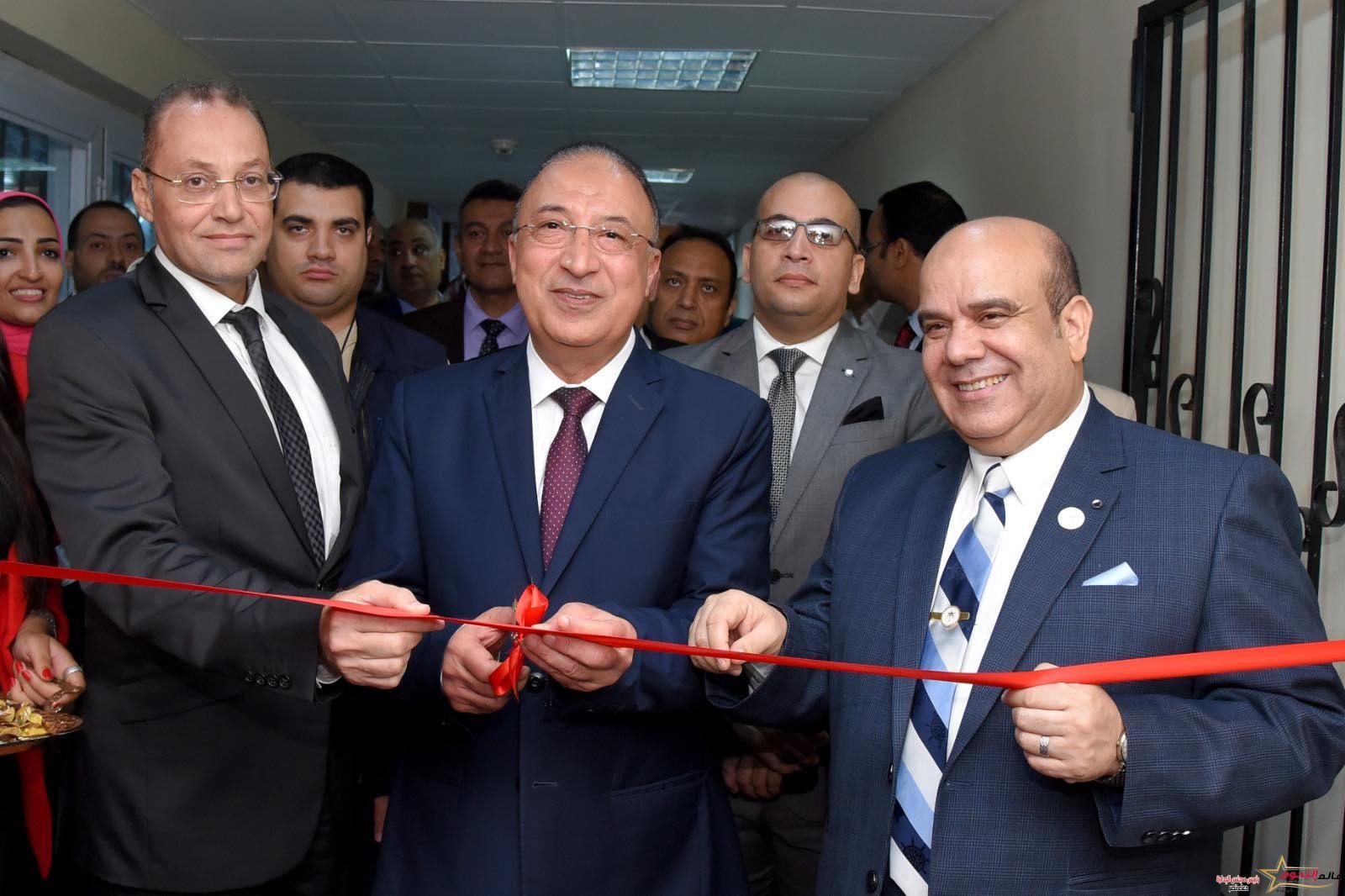محافظ الإسكندرية ومساعدي وزير العدل يفتتحون فرع توثيق سيارات الإسكندرية بمجمع المحاكم بالمنشية