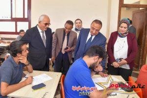 وزير التربية والتعليم ومحافظ الإسكندرية يتفقدان لجان امتحانات الثانوية العامة ولجان مدرسة المتفوقين للعلوم والتكنولوجيا بالمحافظة